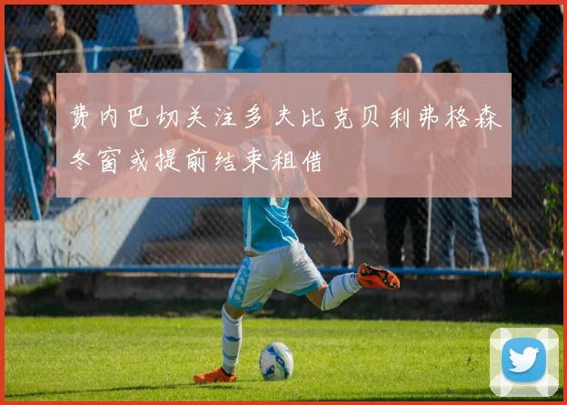 费内巴切关注多夫比克贝利弗格森冬窗或提前结束租借